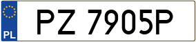 Truck License Plate